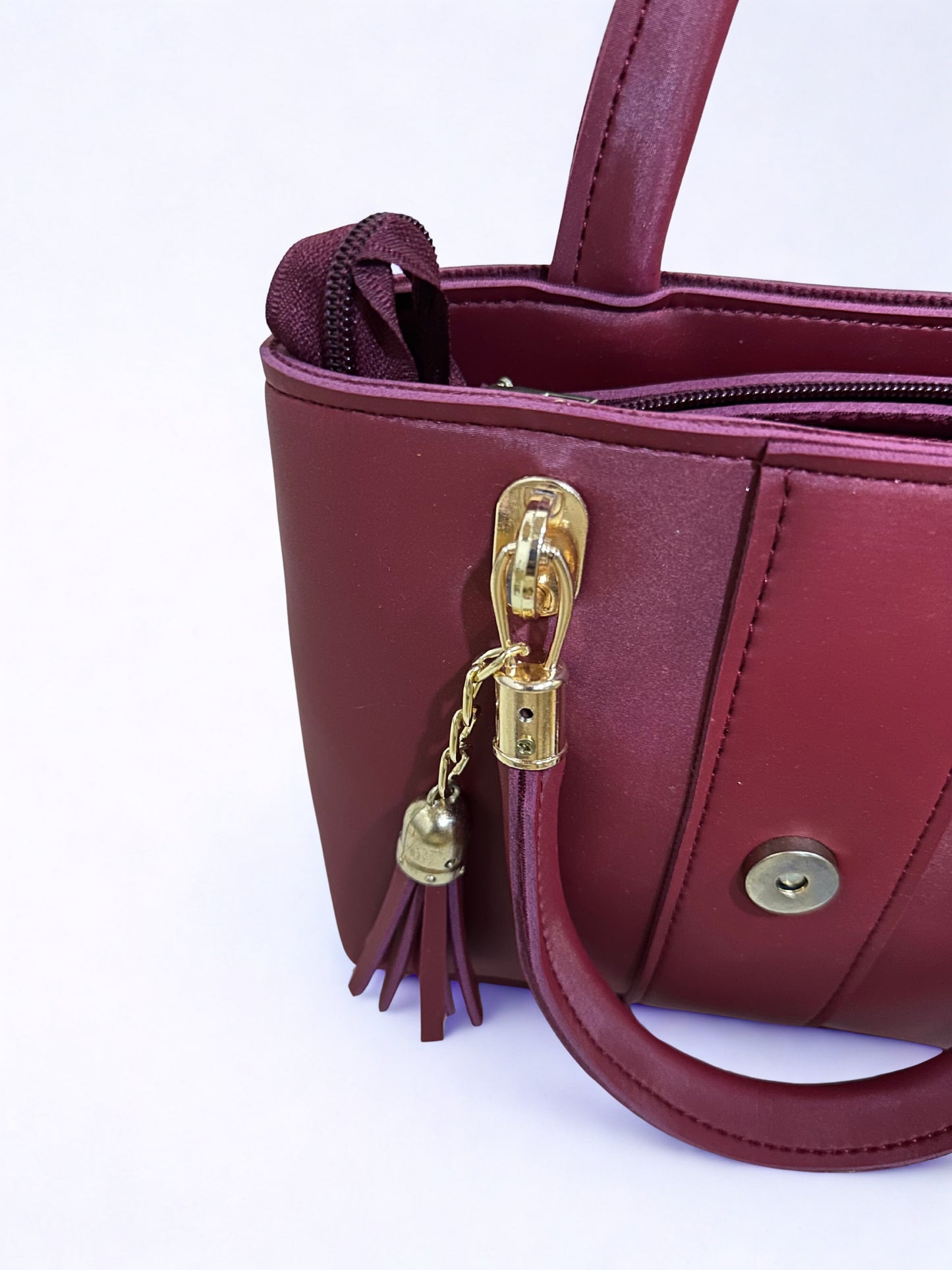 Elegant Handbag Maroon