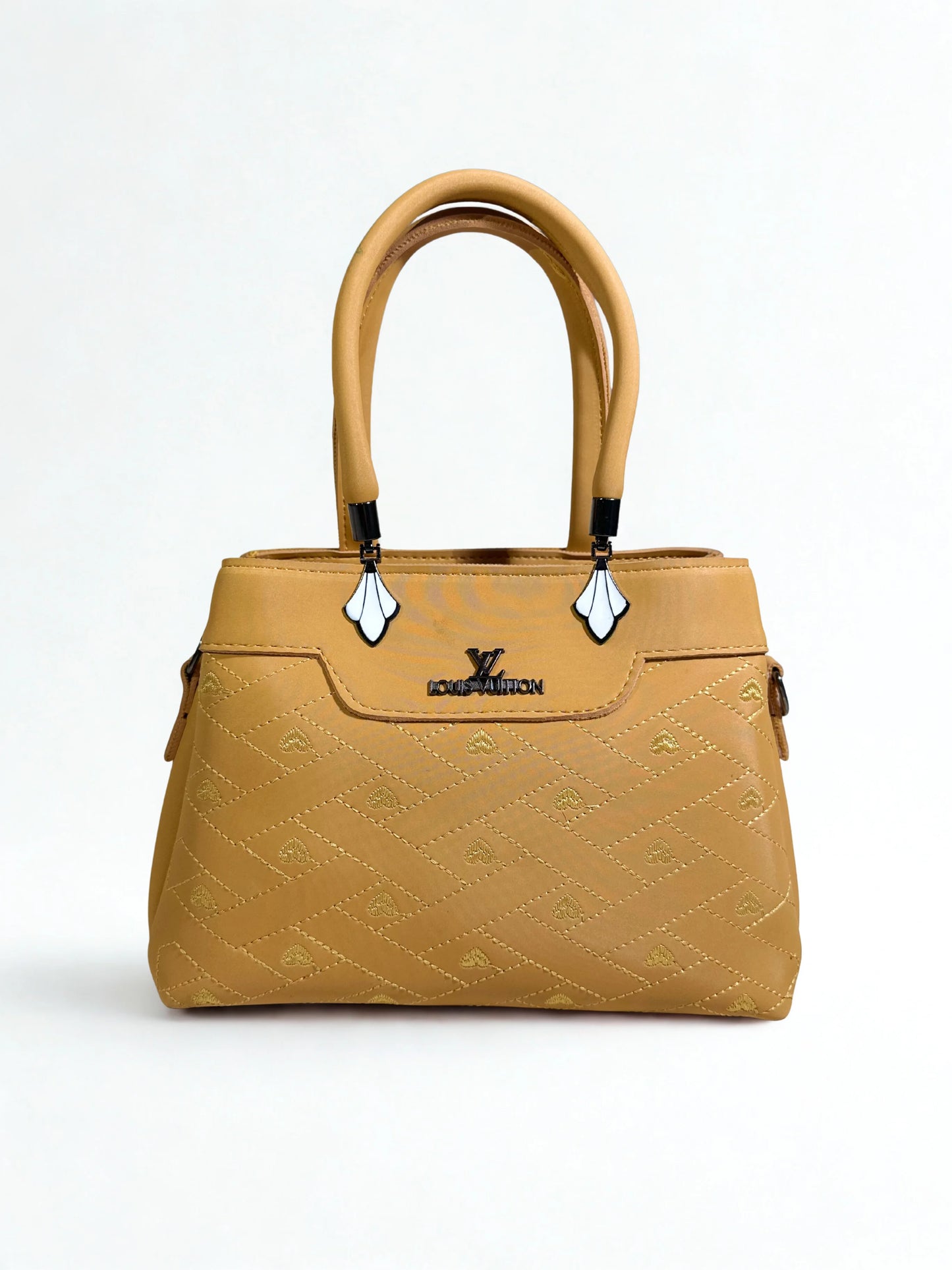 Stylish Embroidery Yellow Shoulder Handbag