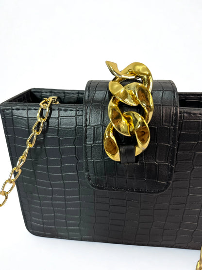 Modus Crossbody Black Bag