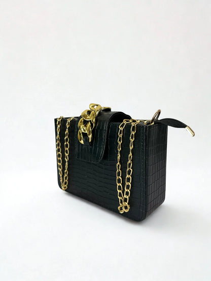 Modus Crossbody Black Bag
