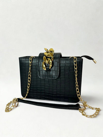 Modus Crossbody Black Bag