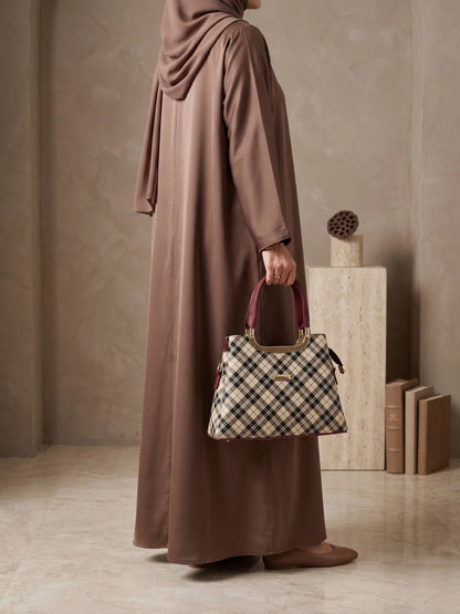 TNS Premium Satchel Beige