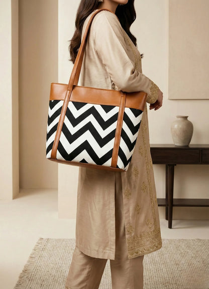 Zigzag Classic Bag Brown
