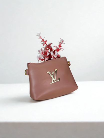 Croc branded Tote Pink with pouch