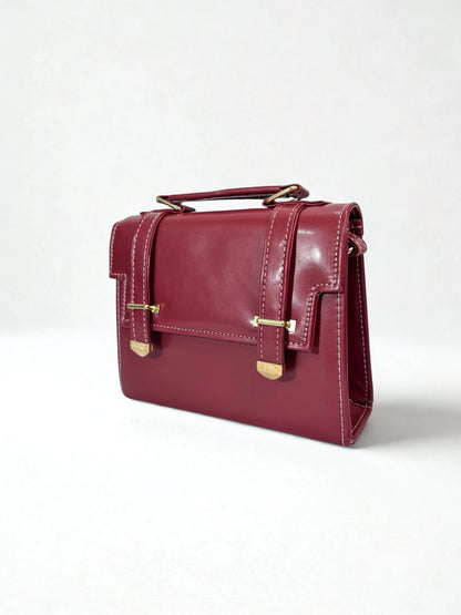 Crossbody Signature Maroon