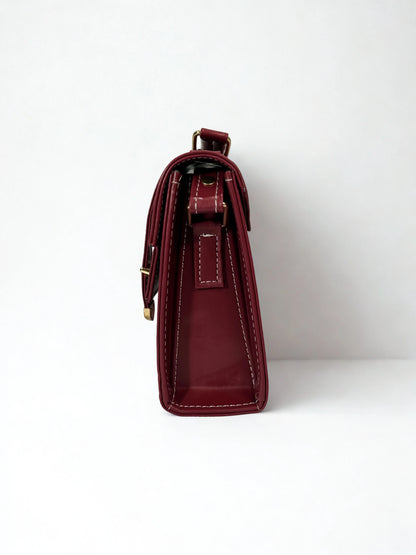 Crossbody Signature Maroon