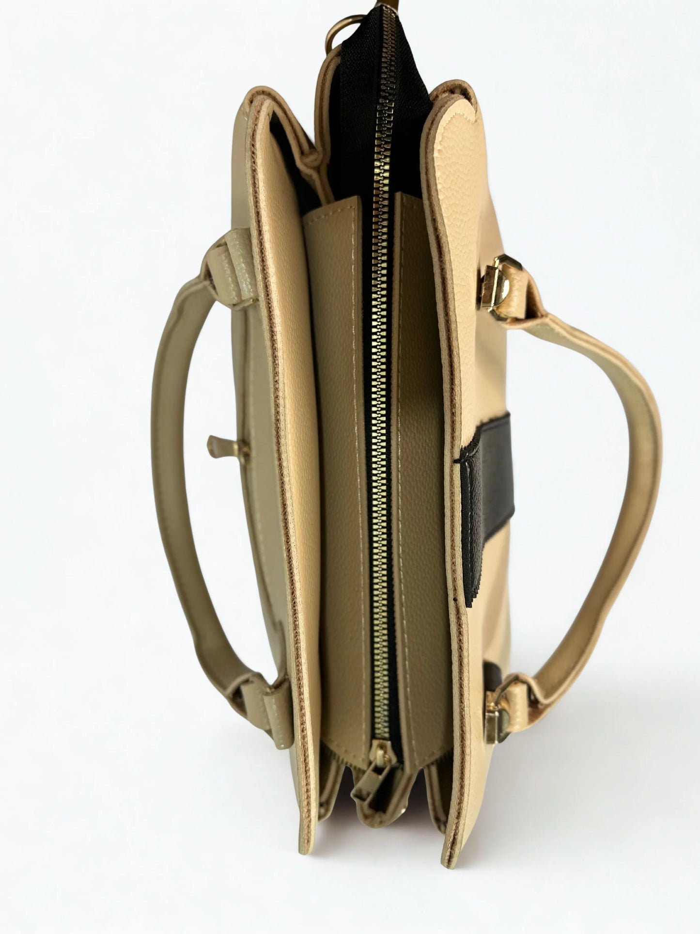 Elegant Satchel Bag Beige