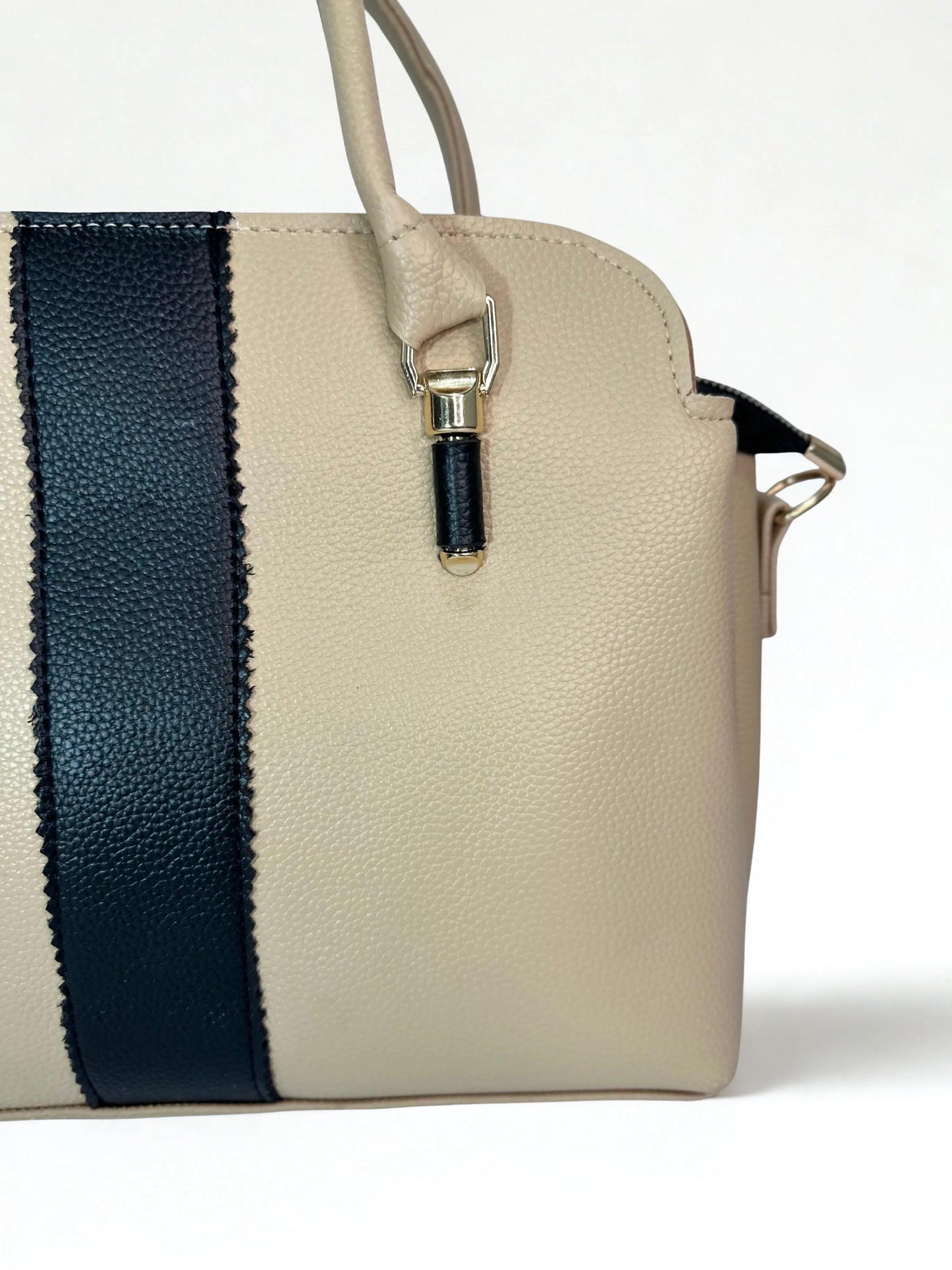 Elegant Satchel Bag Beige