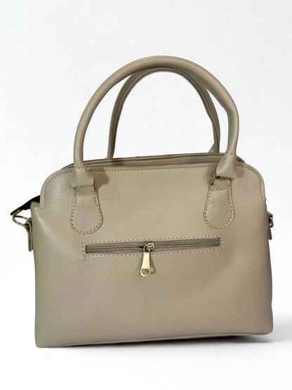 Elegant Satchel Bag Beige