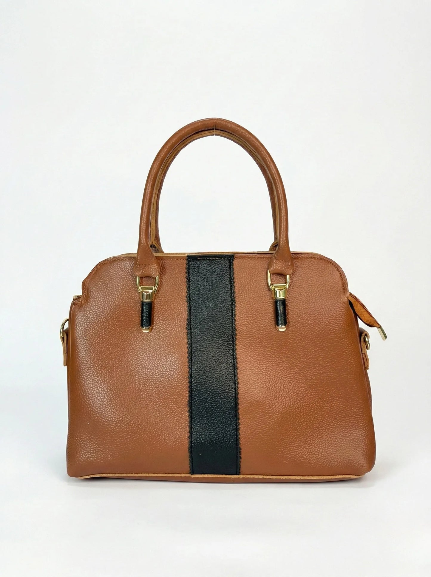 Elegant Satchel Bag Brown