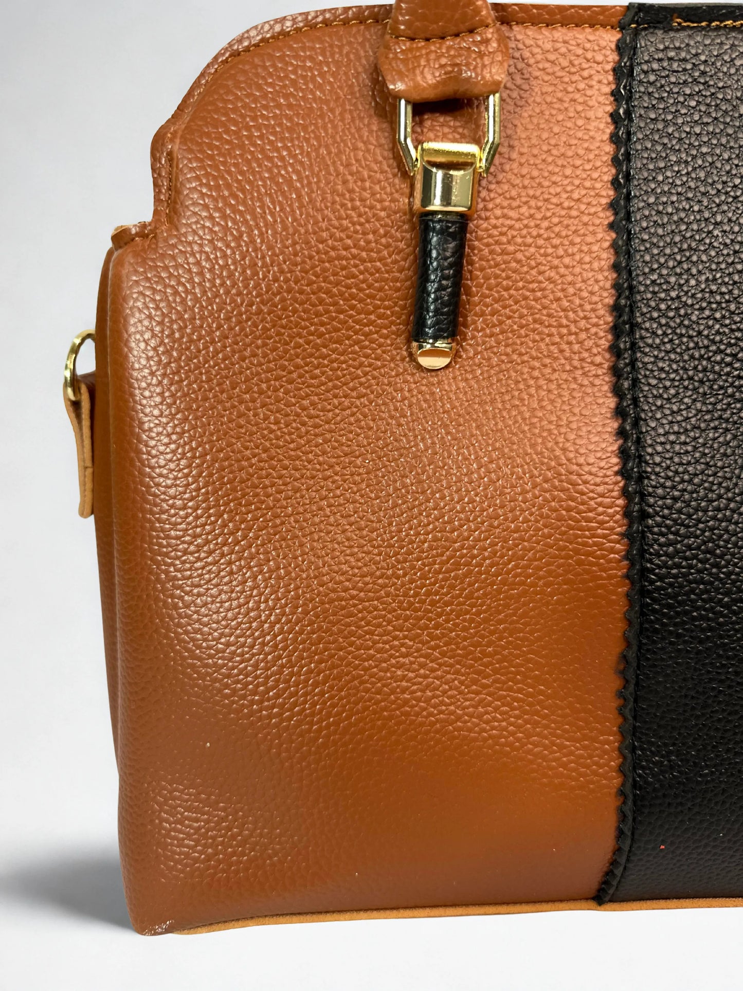 Elegant Satchel Bag Brown