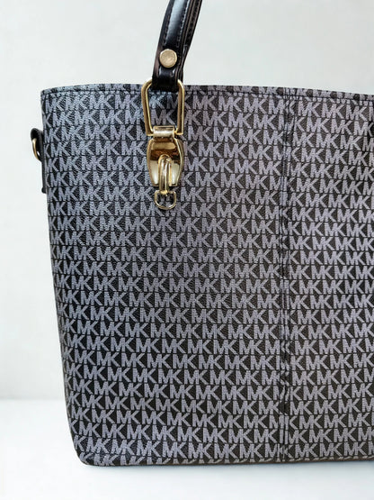 Luxe Spacious Tote Gray
