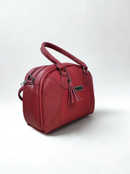 Premium Satchel Bag Maroon