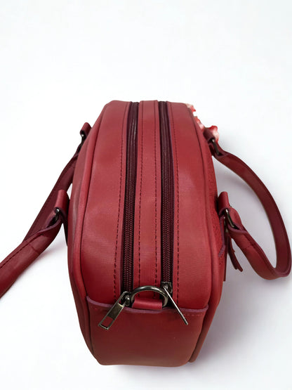 Premium Satchel Bag Maroon