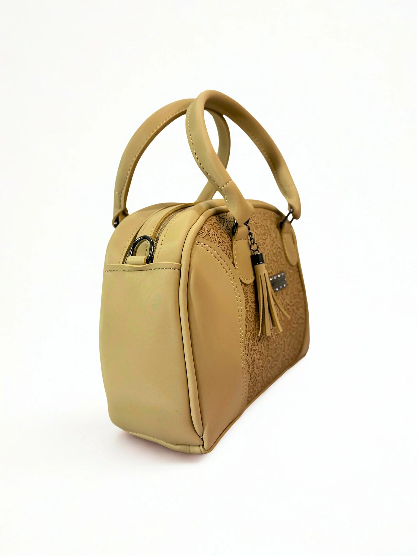 Premium Satchel Bag Beige
