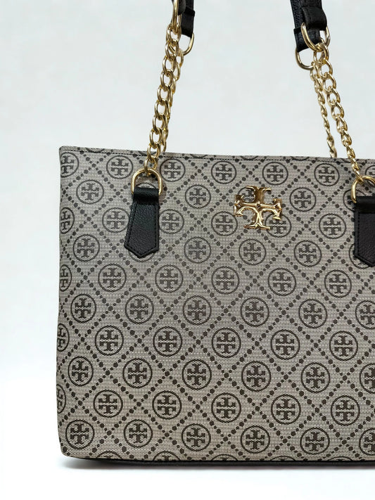 Spacious Chain Bag Gray