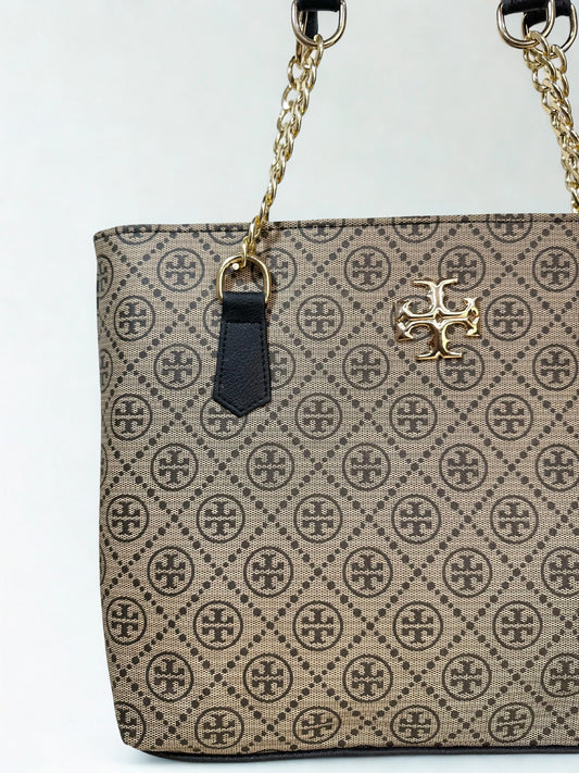 Spacious Chain Bag Light Brown