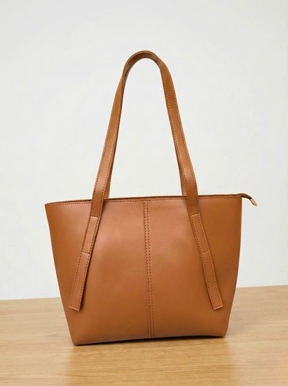 Stylish Brown Bag 3 Pieces