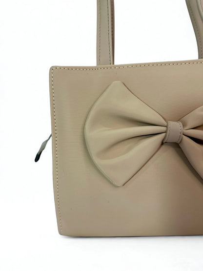 TNS Bow Handbag Biege