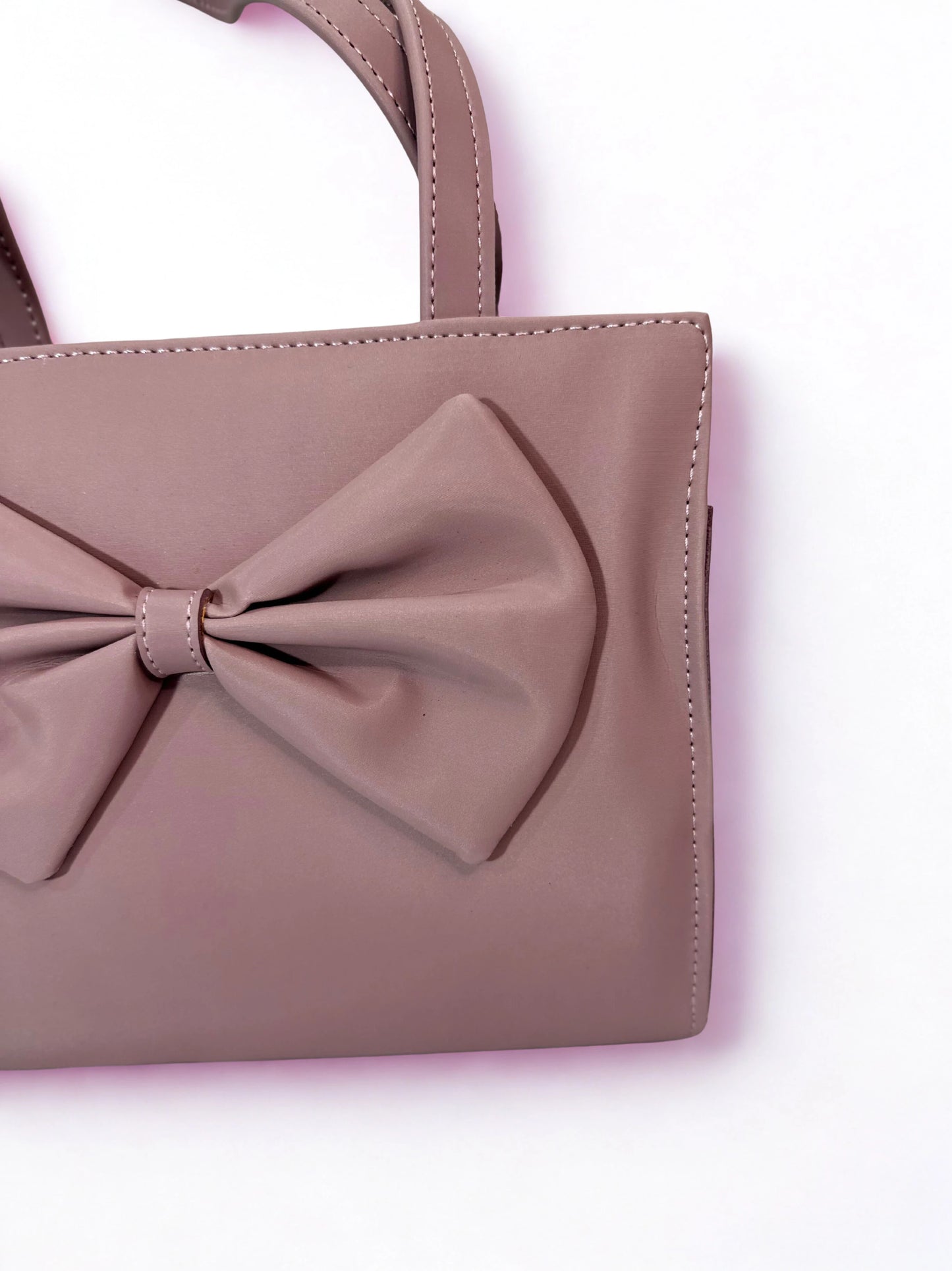 TNS Bow Handbag Light Pink