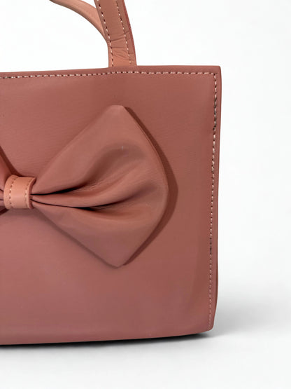 TNS Bow Handbag Pink