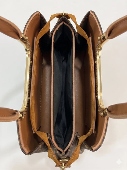 TNS Premium Satchel Brown