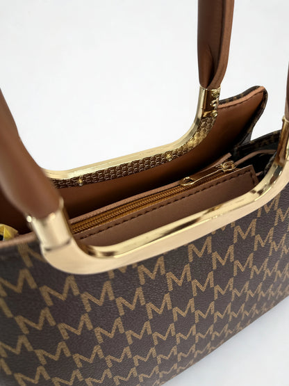 TNS Premium Satchel Brown