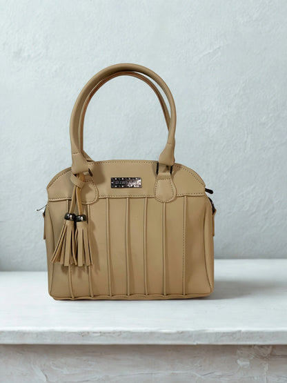 Tassel Handbag Beige
