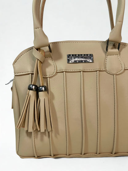 Tassel Handbag Beige