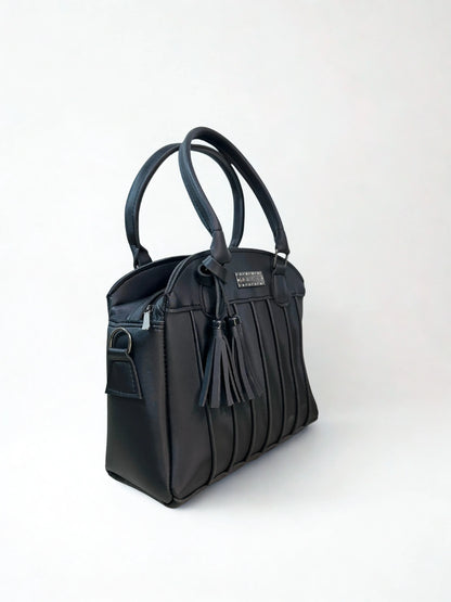 Tassel Handbag Black