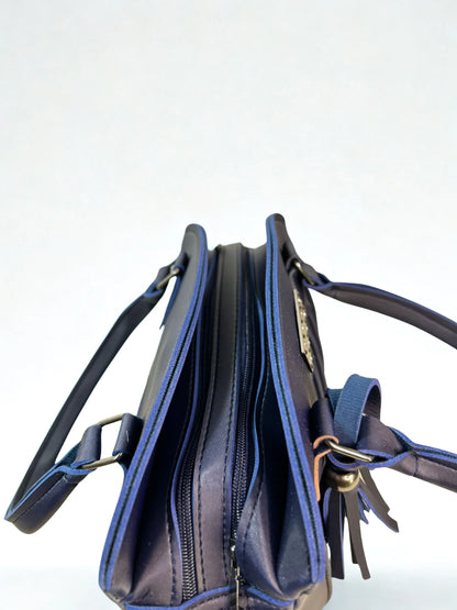 Tassel Handbag Blue