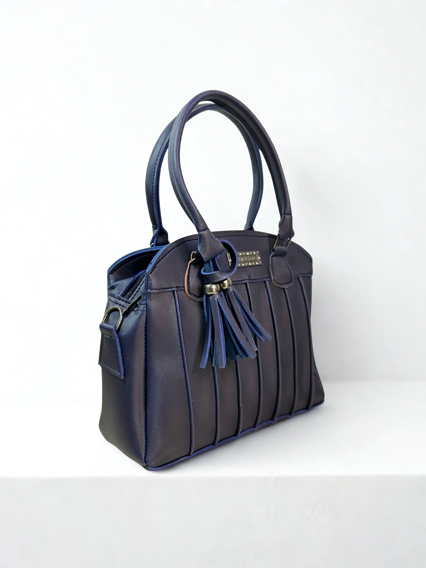 Tassel Handbag Blue