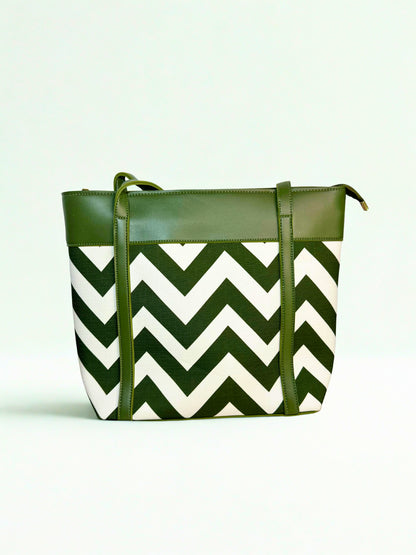 Zigzag Classic Bag Green