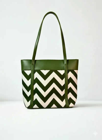 Zigzag Classic Bag Green