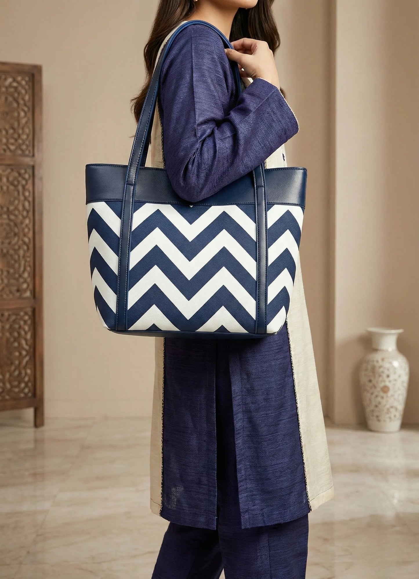 Zigzag Classic Bag Blue