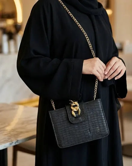 Modus Crossbody Black Bag