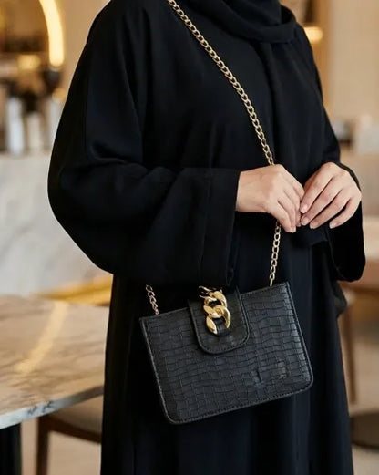 Modus Crossbody Black Bag